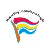 INOU Flag and Supporting Unemployed People Logo 